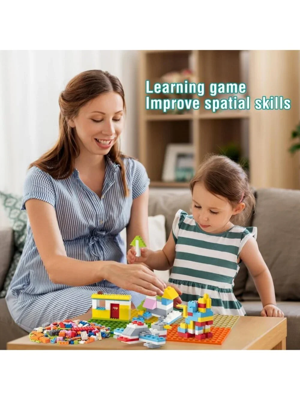 1500 Classic Building Bricks Set - STEM Educational Construction Toys for Ages